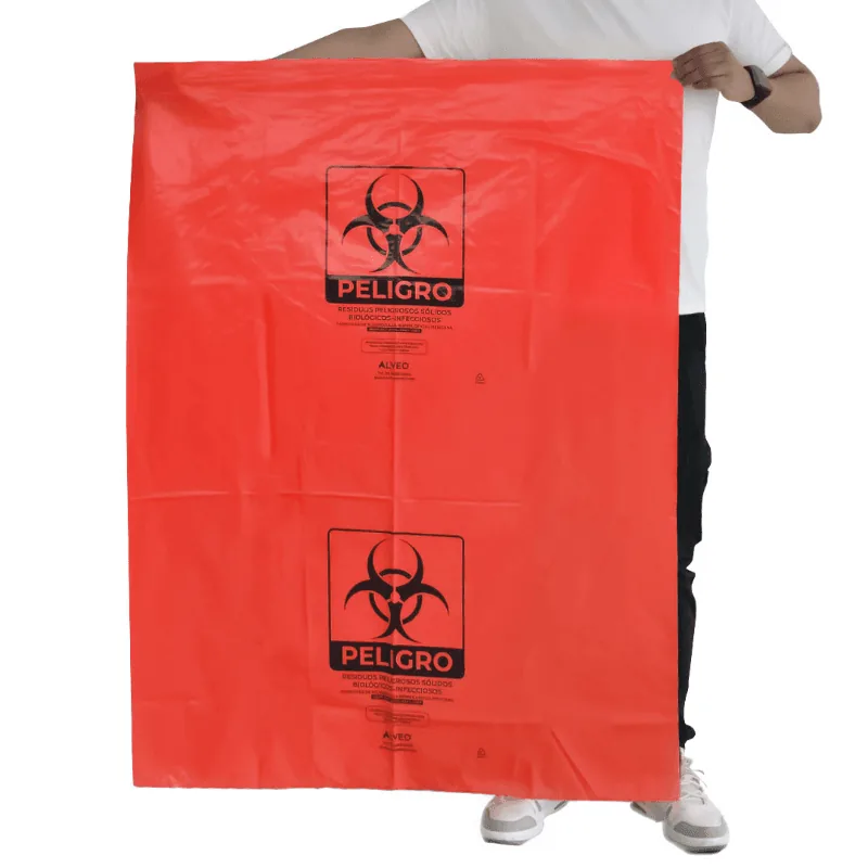 Bolsa Roja RPBI 90×120 cm — calibre 300, certificada NOM-087