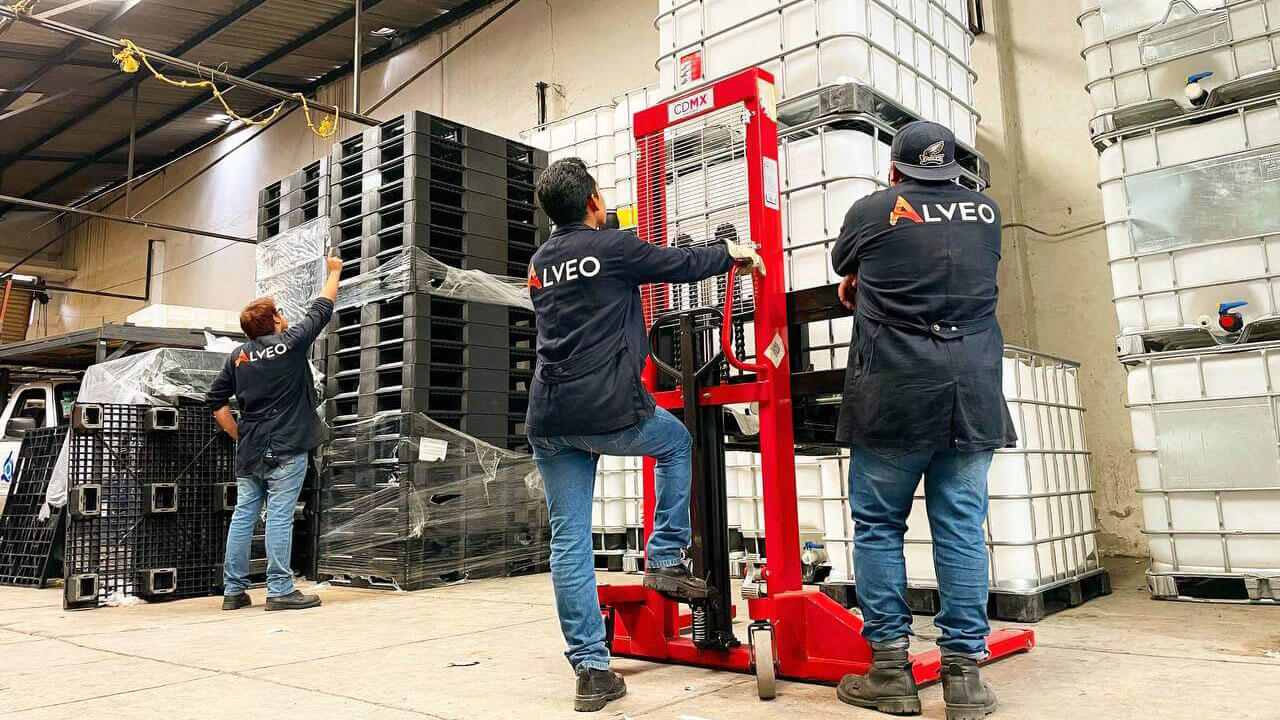 Equipo Alveo Trafiplastic operando en planta de producción Iztapalapa CDMX