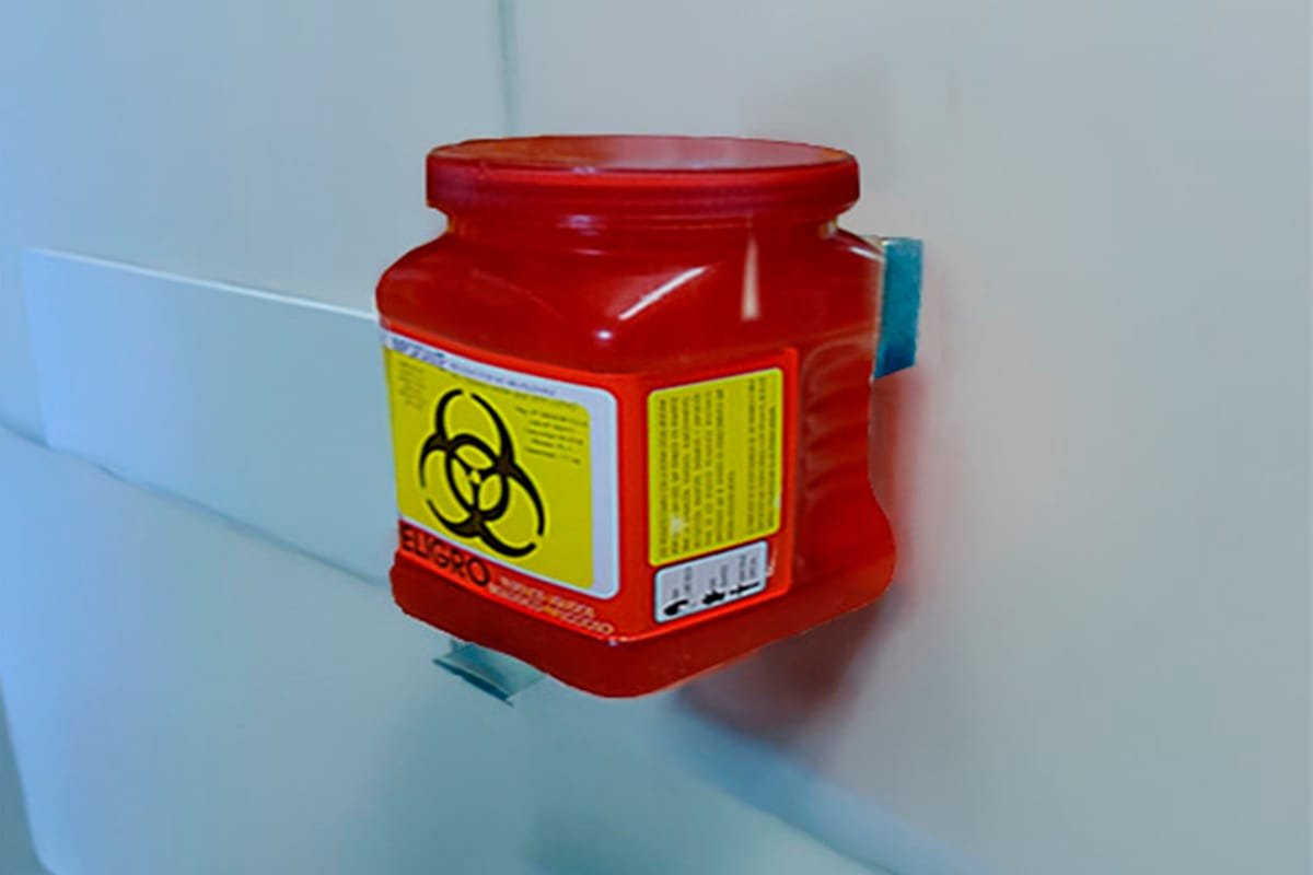 Sujetador De Pared Para recolector rpbi