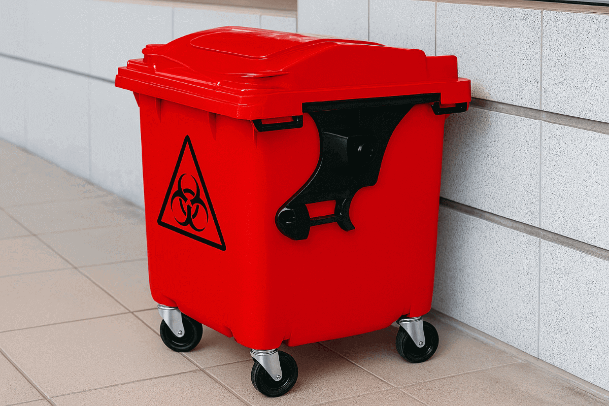 contenedor rojo RPBI